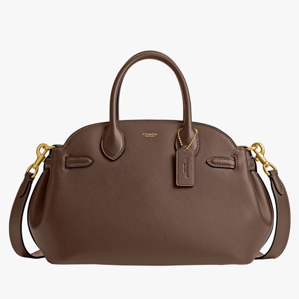 Coach Empire Carryall 28 + Essential Card Case & Charm Dark Stone